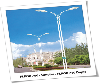 Poste ornamental teleconico FLPOR700/710 — A&M Materiais