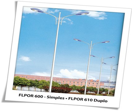 Poste ornamental teleconico FLPOR600/610 — A&M Materiais