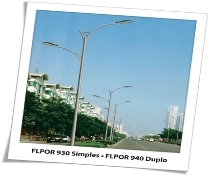 Poste ornamental teleconico FLPOR930/940 — A&M Materiais