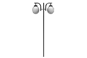 Poste Decorativo NP 801B — A&M Materiais