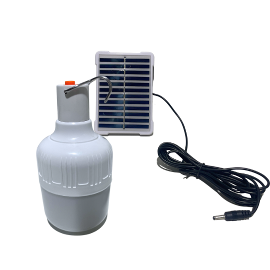 Lâmpada LED Bulbo 60W com Placa Solar — A&M Materiais