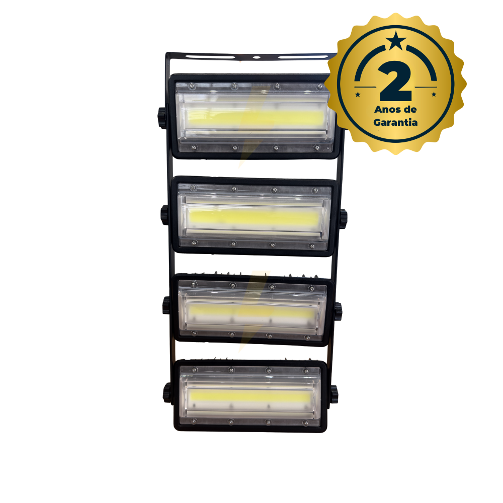 Refletor LED Modular Linear PRO 400W IP68 Branco Frio 6500K — A&M Materiais