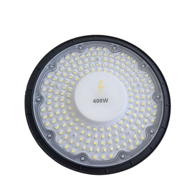 Luminária LED 400W Industrial High Bay UFO Slim — A&M Materiais