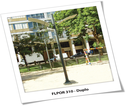 Poste ornamental teleconico FLPOR310 — A&M Materiais