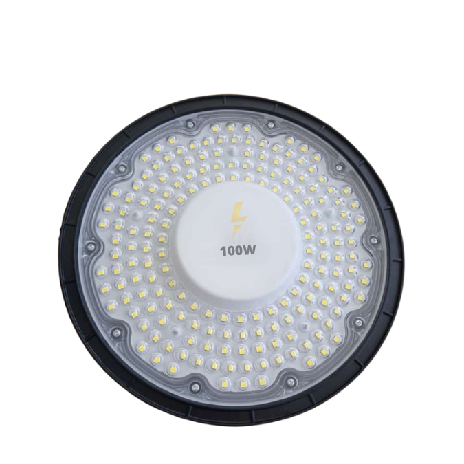 Luminária LED 100W Industrial High Bay UFO Slim — A&M Materiais