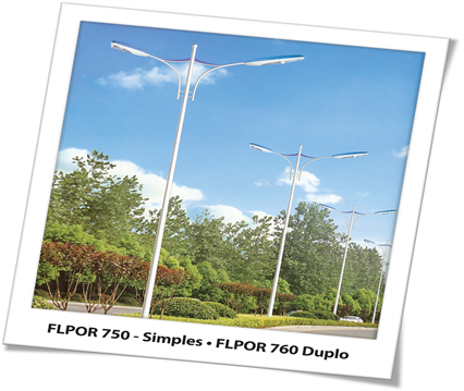 Poste ornamental teleconico FLPOR750/760 — A&M Materiais