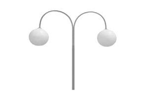 Poste Decorativo NP 701B — A&M Materiais