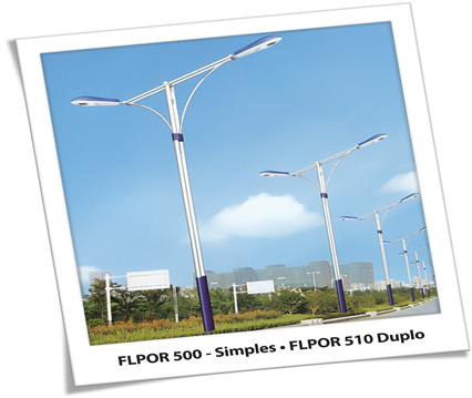 Poste ornamental teleconico FLPOR500/510 — A&M Materiais