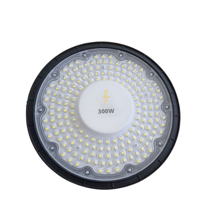 Luminária LED 300W Industrial High Bay UFO Slim — A&M Materiais