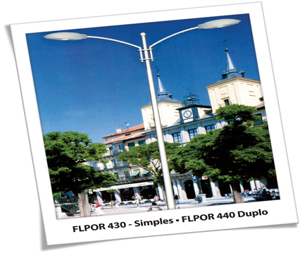 Poste ornamental teleconico FLPOR430/440 — A&M Materiais