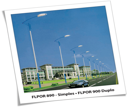 Poste ornamental teleconico FLPOR890 — A&M Materiais