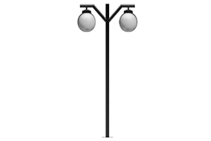 Poste Decorativo NP 861B — A&M Materiais